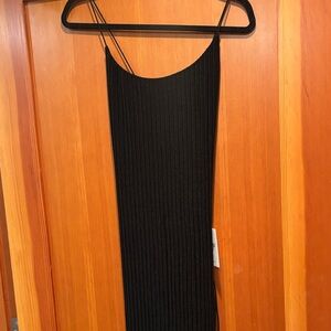 NWT Princess Polly Cerda Knit Elegant Black Maxi Dress